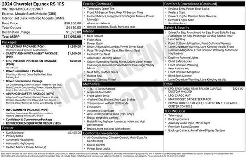 2024 Chevrolet Equinox FWD RS