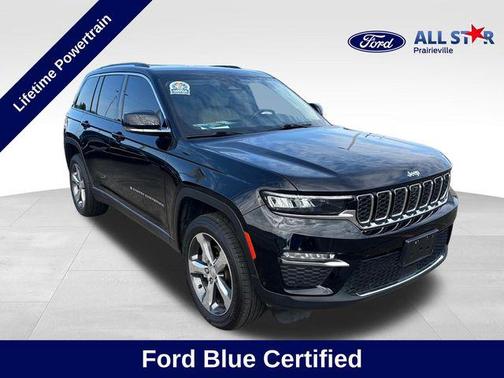 Diamond Black Crystal Pearlcoat 2022 Jeep Grand Cherokee Limited