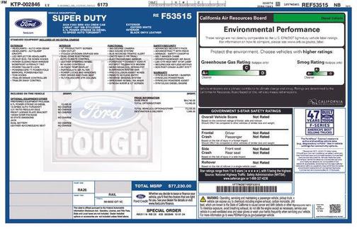 Oxford White 2024 Ford F-250 Lariat
