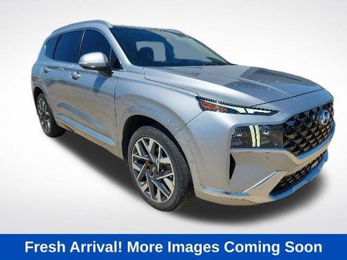 Shimmering Silver 2022 Hyundai SANTA FE Calligraphy