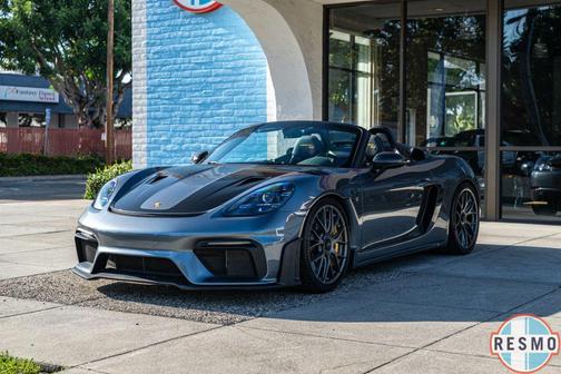 vanadium gray metallic 2024 Porsche 718 Spyder RS