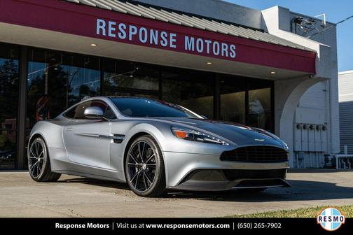 Silver 2014 Aston Martin Vanquish Coupe 2D