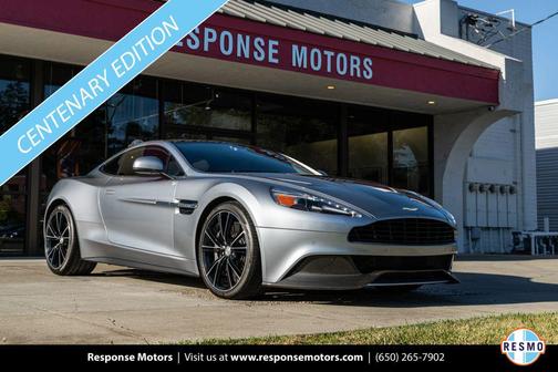 Silver 2014 Aston Martin Vanquish Coupe 2D