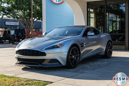 Silver 2014 Aston Martin Vanquish Coupe 2D