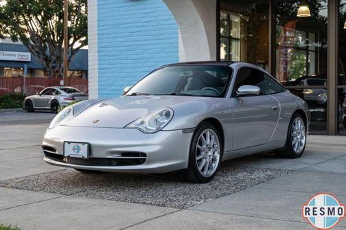 Arctic Silver Metallic 2003 Porsche 911 Targa