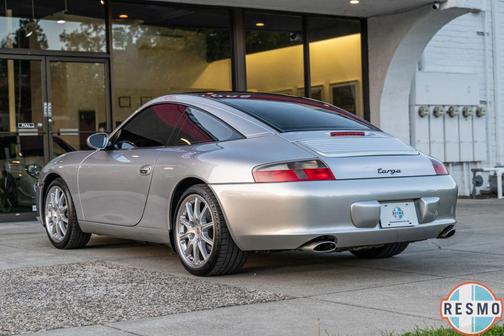 Arctic Silver Metallic 2003 Porsche 911 Targa