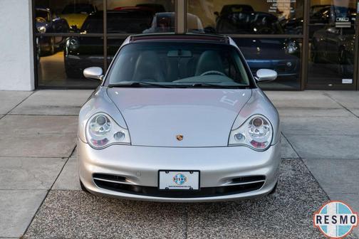 Arctic Silver Metallic 2003 Porsche 911 Targa