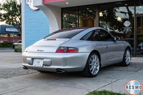 Arctic Silver Metallic 2003 Porsche 911 Targa