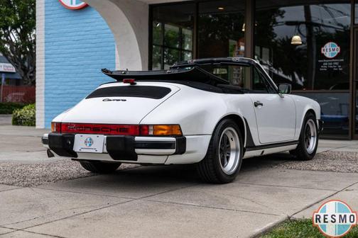 White 1986 Porsche 911 Cabriolet