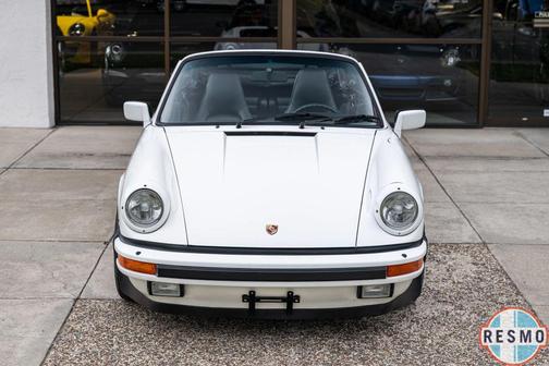 White 1986 Porsche 911 Cabriolet