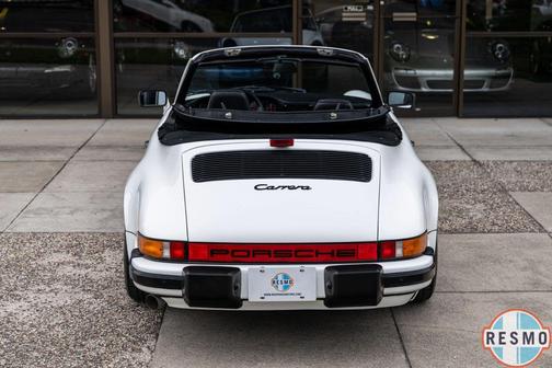 White 1986 Porsche 911 Cabriolet