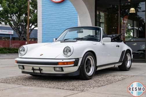 White 1986 Porsche 911 Cabriolet