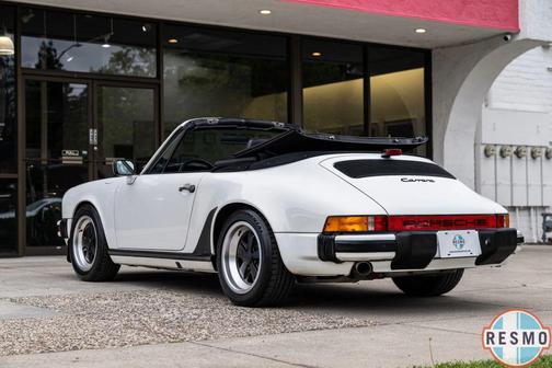 White 1986 Porsche 911 Cabriolet