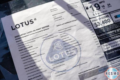 2024 Lotus Emira V6 First Edition
