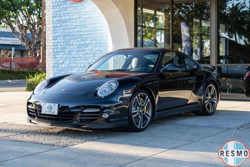 Basalt Black Metallic 2010 Porsche 911 Turbo