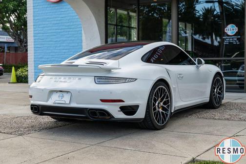 White 2015 Porsche 911 Turbo S