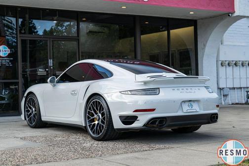 White 2015 Porsche 911 Turbo S