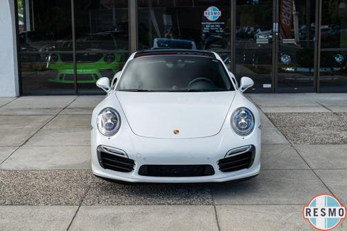 White 2015 Porsche 911 Turbo S