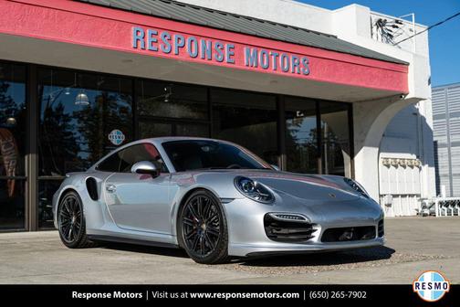 Rhodium Silver Metallic 2014 Porsche 911 Turbo