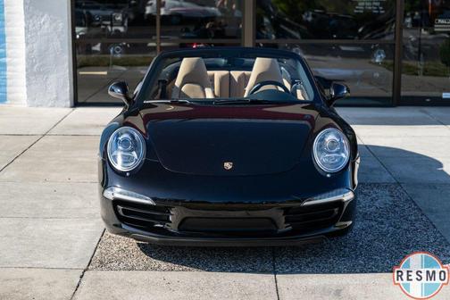 Basalt Black Metallic 2013 Porsche 911 Carrera 4S Cabriolet