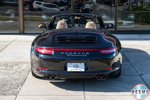 Basalt Black Metallic 2013 Porsche 911 Carrera 4S Cabriolet