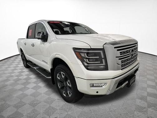 Pearl White Metallic 2024 Nissan Titan Platinum Reserve