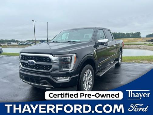 AGATE BLACK METALLIC 2023 Ford F-150 PLATINUM