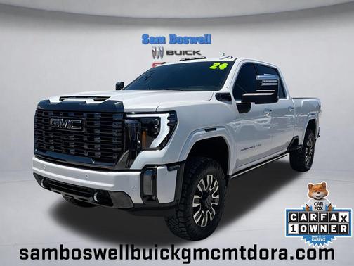 White Frost Tricoat 2024 GMC Sierra 2500 Denali Ultimate