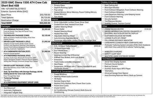 2020 GMC Sierra 1500 AT4