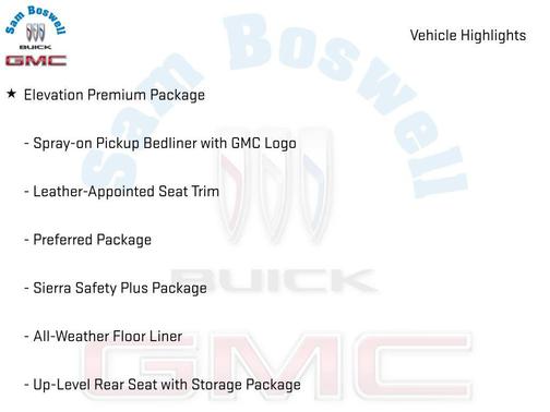 Onyx Black 2026 GMC Sierra 1500 Elevation