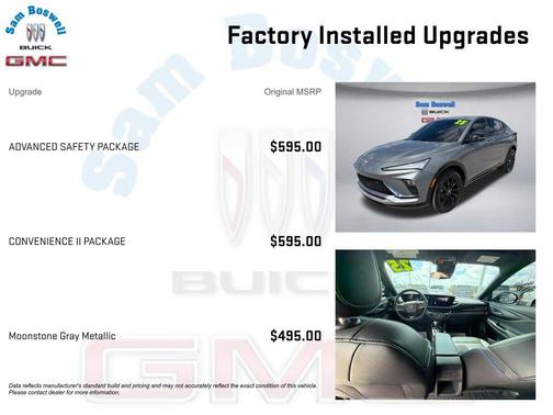 Moonstone Gray Metallic 2025 Buick Envista Sport Touring FWD