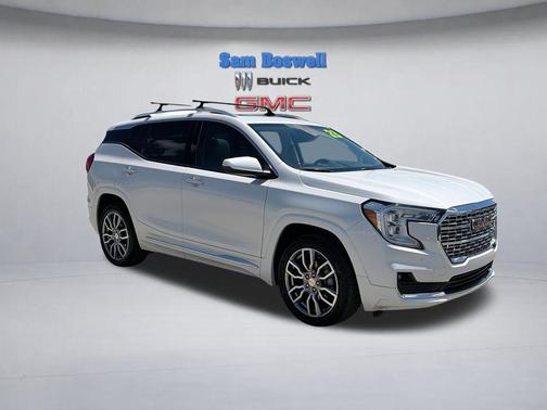 White Frost Tricoat 2023 GMC Terrain Denali