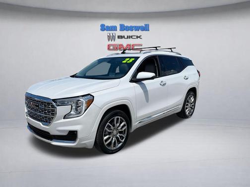 White Frost Tricoat 2023 GMC Terrain Denali