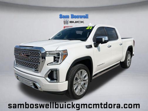 White Frost Tricoat 2021 GMC Sierra 1500 Denali