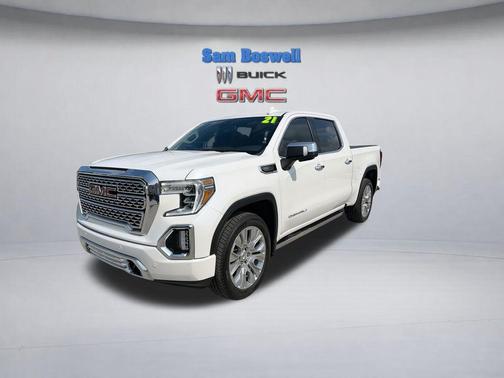 White Frost Tricoat 2021 GMC Sierra 1500 Denali