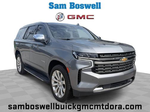 Satin Steel Metallic 2021 Chevrolet Tahoe Premier