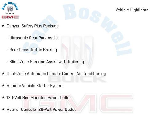 Summit White 2026 GMC Canyon Elevation