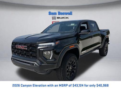 Onyx Black 2026 GMC Canyon Elevation