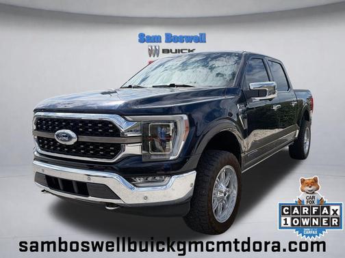 Antimatter Blue Metallic 2022 Ford F-150 King Ranch