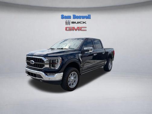 Antimatter Blue Metallic 2022 Ford F-150 King Ranch