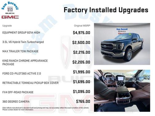 Antimatter Blue Metallic 2022 Ford F-150 King Ranch