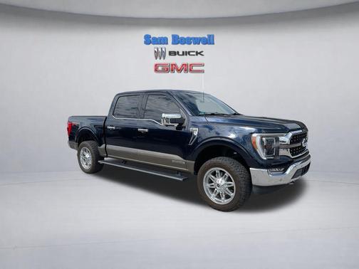 Antimatter Blue Metallic 2022 Ford F-150 King Ranch