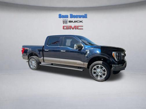 Antimatter Blue Metallic 2022 Ford F-150 King Ranch