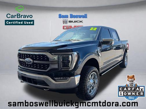 Antimatter Blue Metallic 2022 Ford F-150 King Ranch