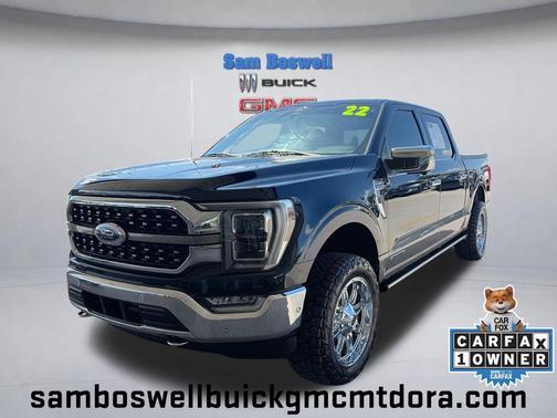 Antimatter Blue Metallic 2022 Ford F-150 King Ranch