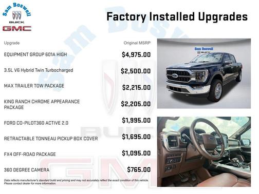 Antimatter Blue Metallic 2022 Ford F-150 King Ranch