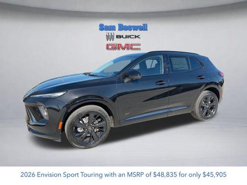 Ebony Twilight Metallic 2026 Buick Envision Sport Touring AWD