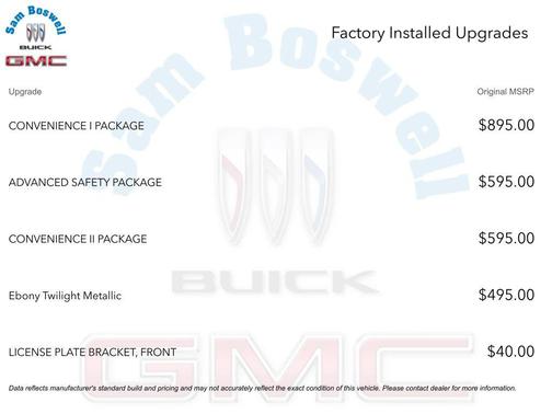 Ebony Twilight Metallic 2026 Buick Envista Sport Touring FWD