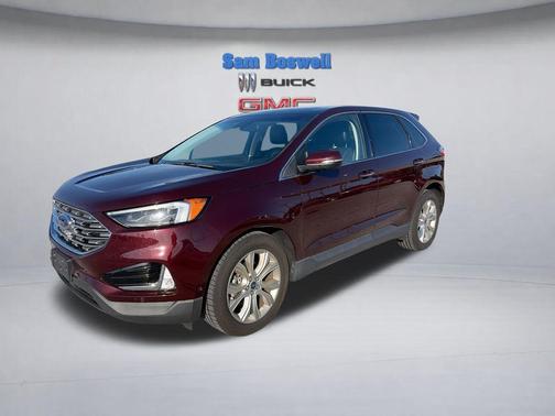 Burgundy Velvet Metallic Tinted Clearcoat 2020 Ford Edge Titanium
