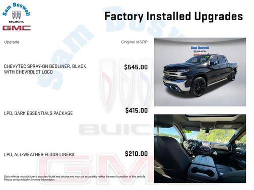Black 2020 Chevrolet Silverado 1500 LTZ